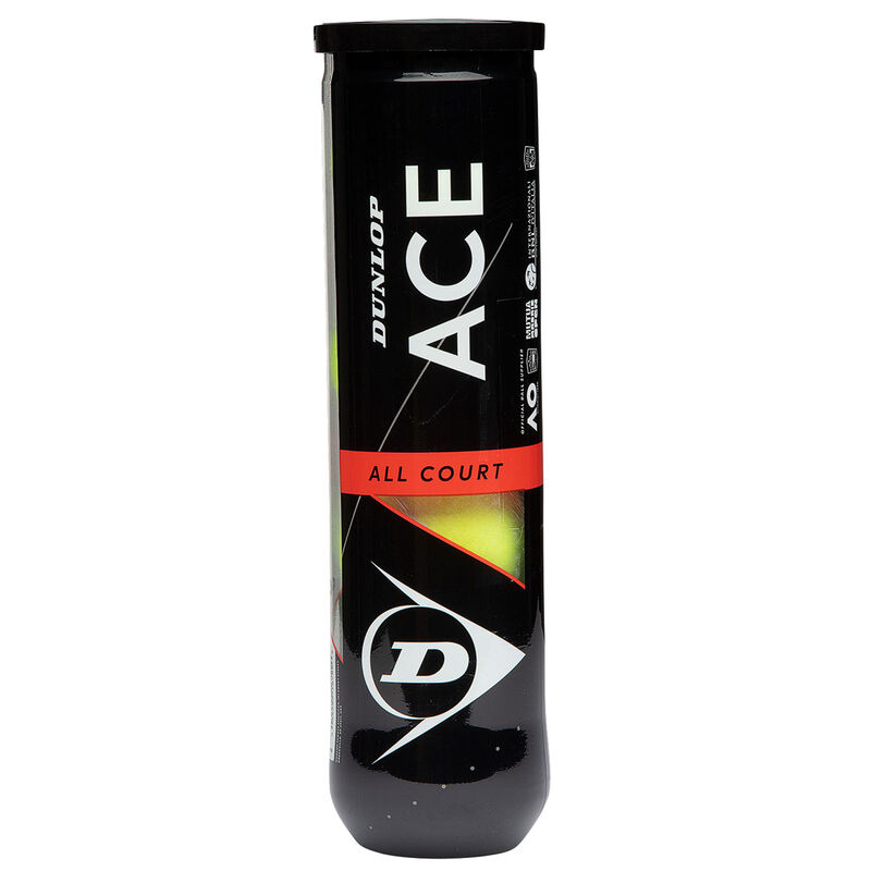 Dunlop Ace All Court Tennis Ball (4 Ball Can) image number 0