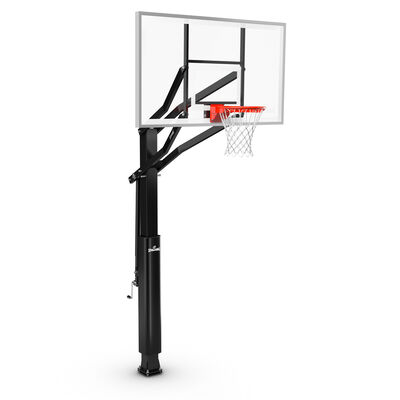 Spalding "888" Series 72" Glass In-Ground Basketball Hoop