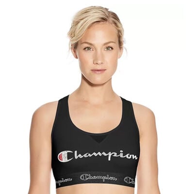 Champion Women's Authentic Script Logo Sports Bra