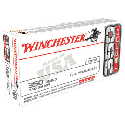 Winchester 350 Legend USA 145 Grain FMJ Ammunition