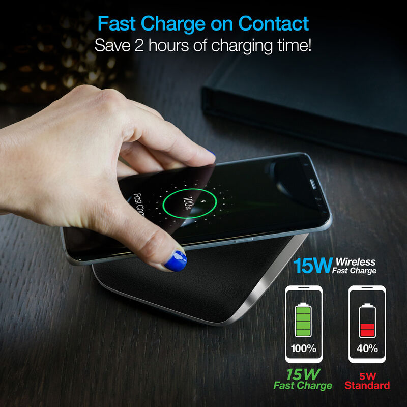 Naztech Power Pad 2 15W Wireless Charger image number 3