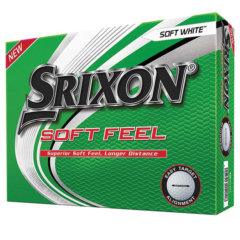 Srixon Soft Feel BRITE White Dozen Golf Balls image number 0