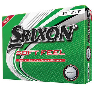 Srixon Soft Feel BRITE White Dozen Golf Balls