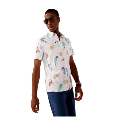 Chubbies Men's Dude Where's Macaw Performance Polo 2.0