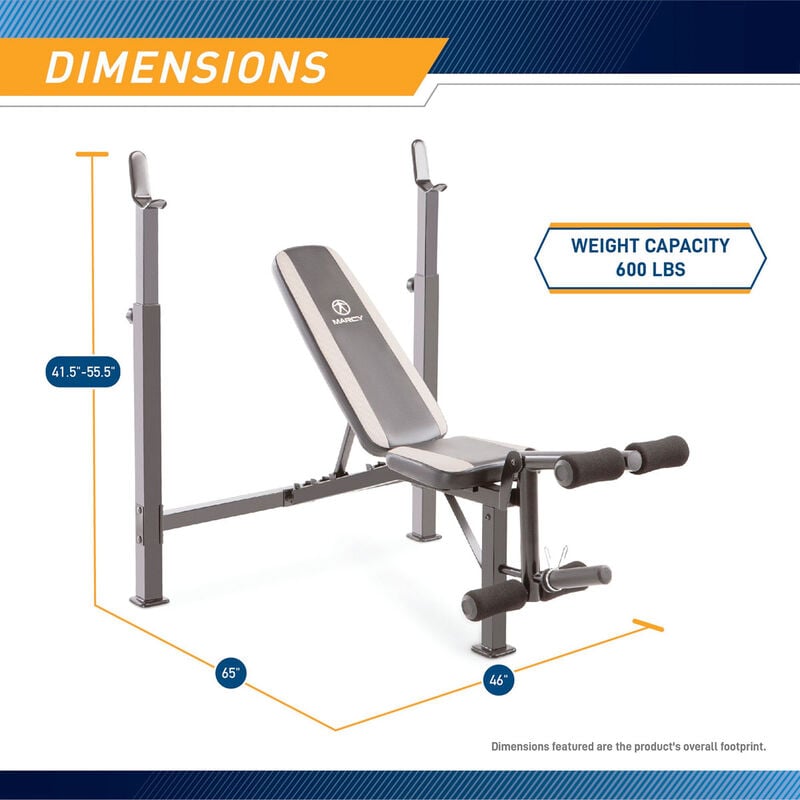 Marcy MWB-4491 Olympic Weight Bench, , large image number 9