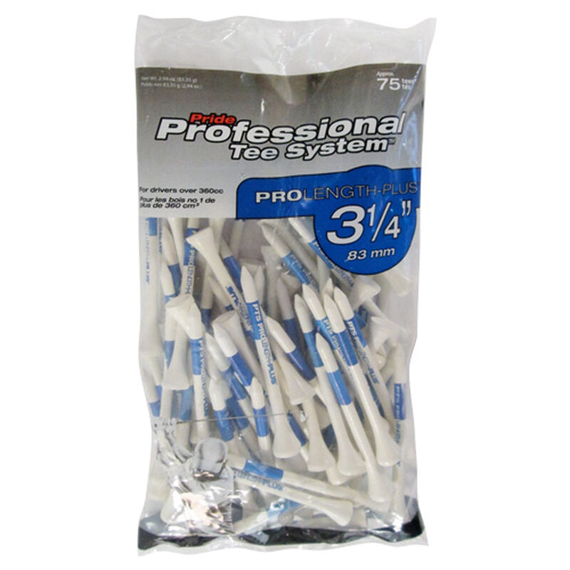 Pride Sports Professional 3 1/4" Golf Tees - 75 Count image number 0