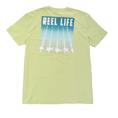 Reel Life Men's Short Sleeve Sunset Rods Tee