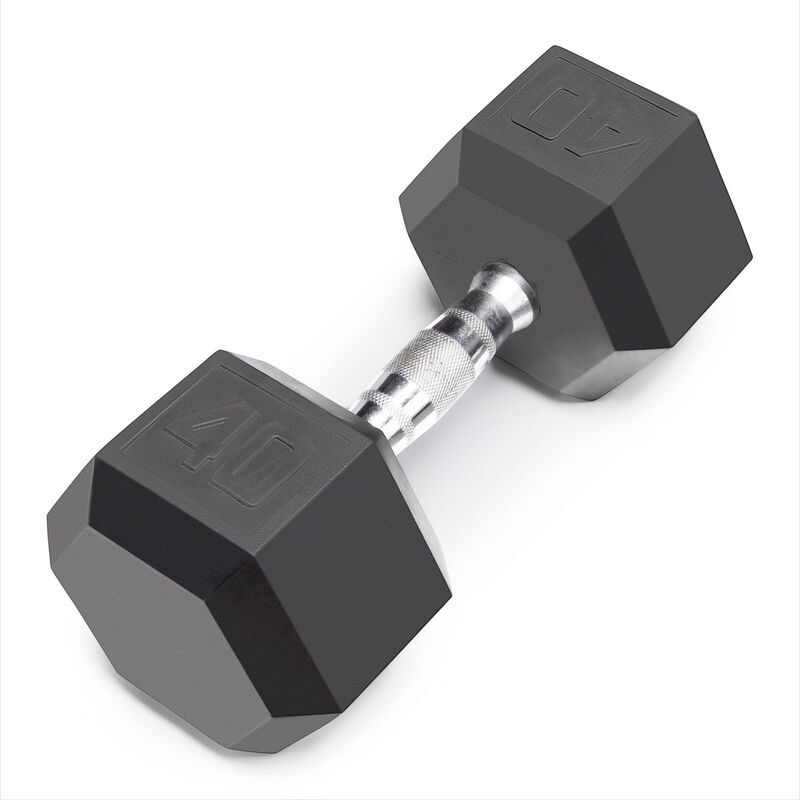 Marcy 40lb. Rubber Dumbbell image number 0
