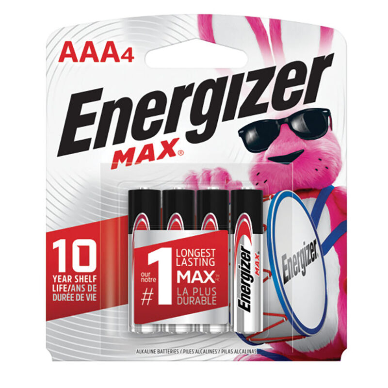 Energizer Max AAA Batteries 4-Pack image number 0