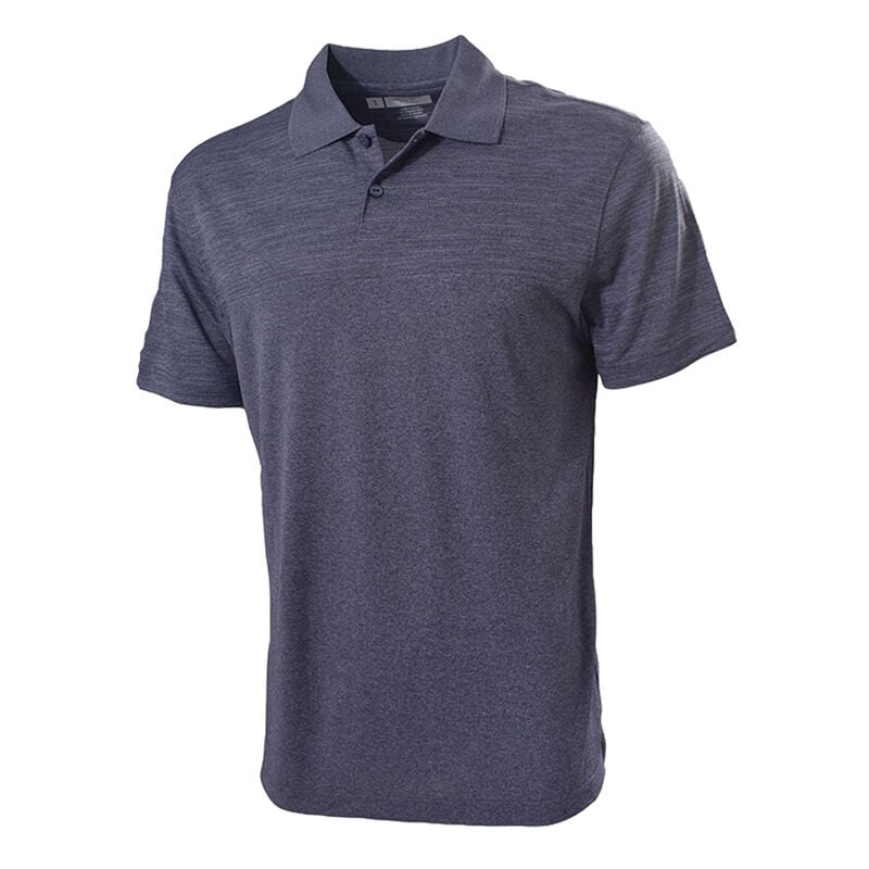 Haggar Men's Heather Chest Block Golf Polo image number 0