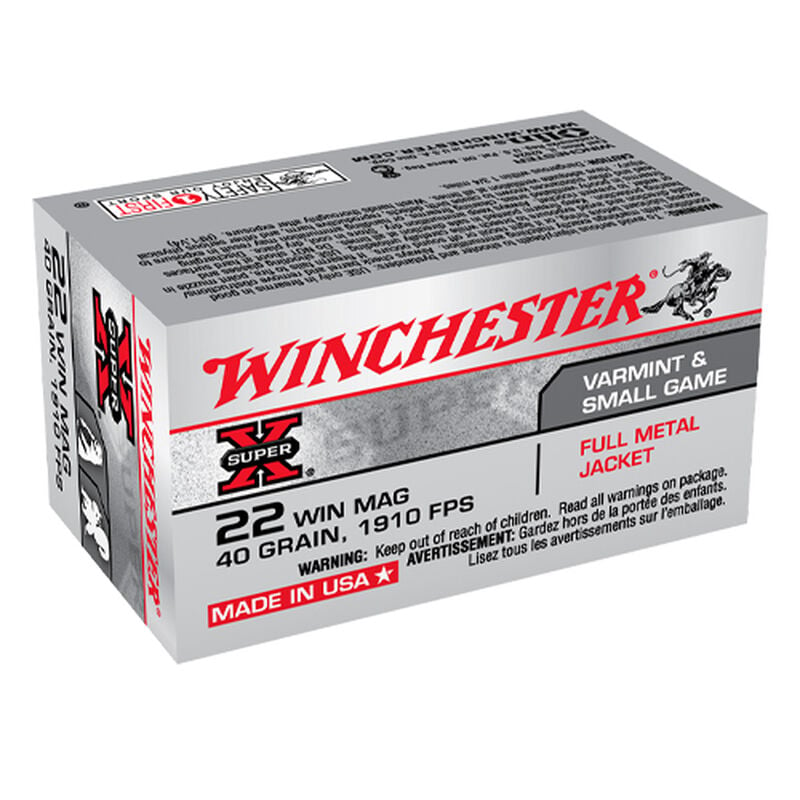 Winchester 22 Win Mag, 40 Grains image number 0