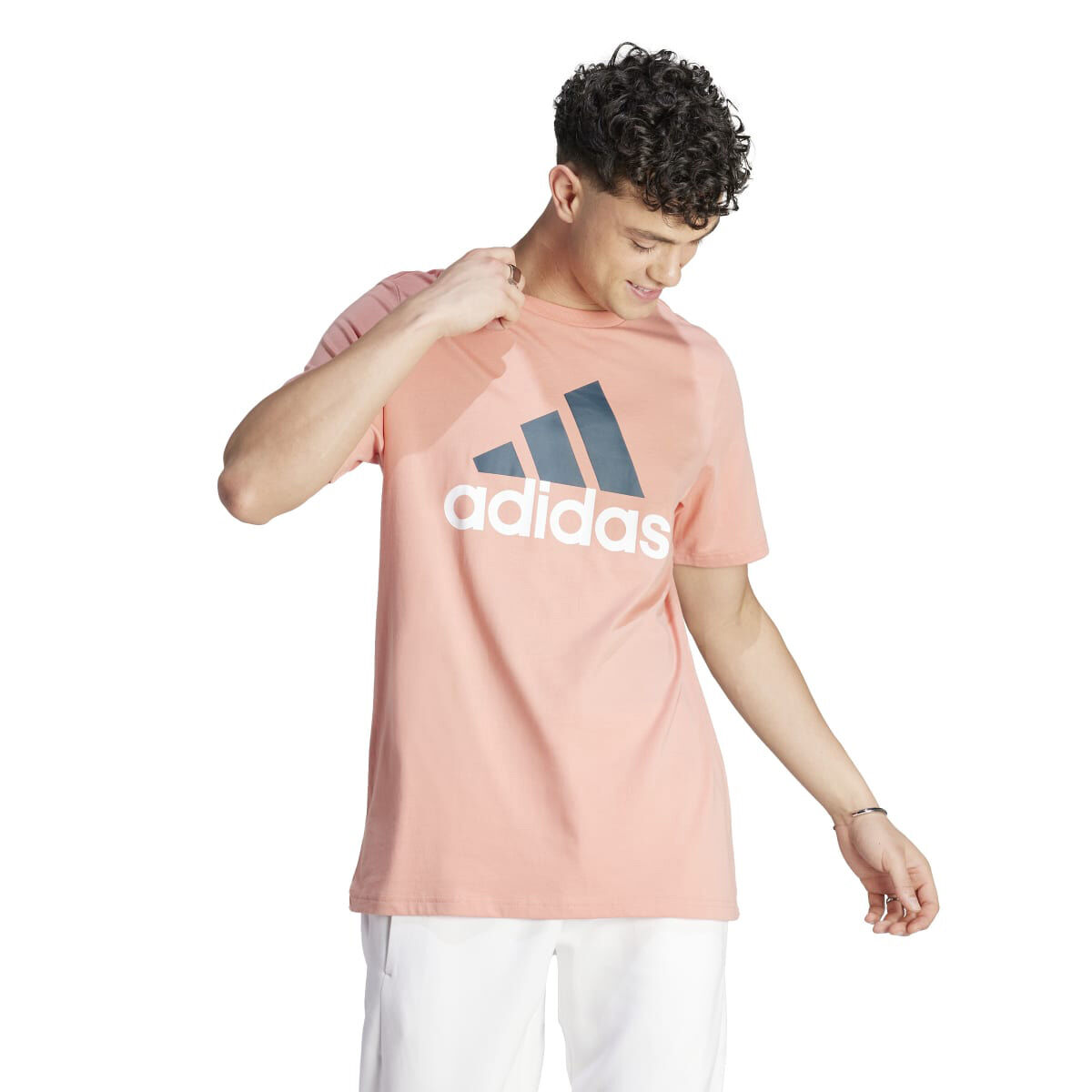 adidas large logo tee