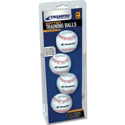 Champro 4pk 7.5" Training Baseball