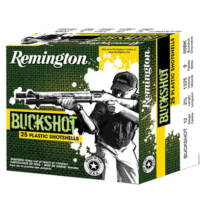 Remington 12 Gauge 25 Round Buckshot