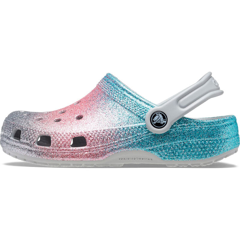 Crocs Youth Classic Glitter Shimmer Clogs image number 2