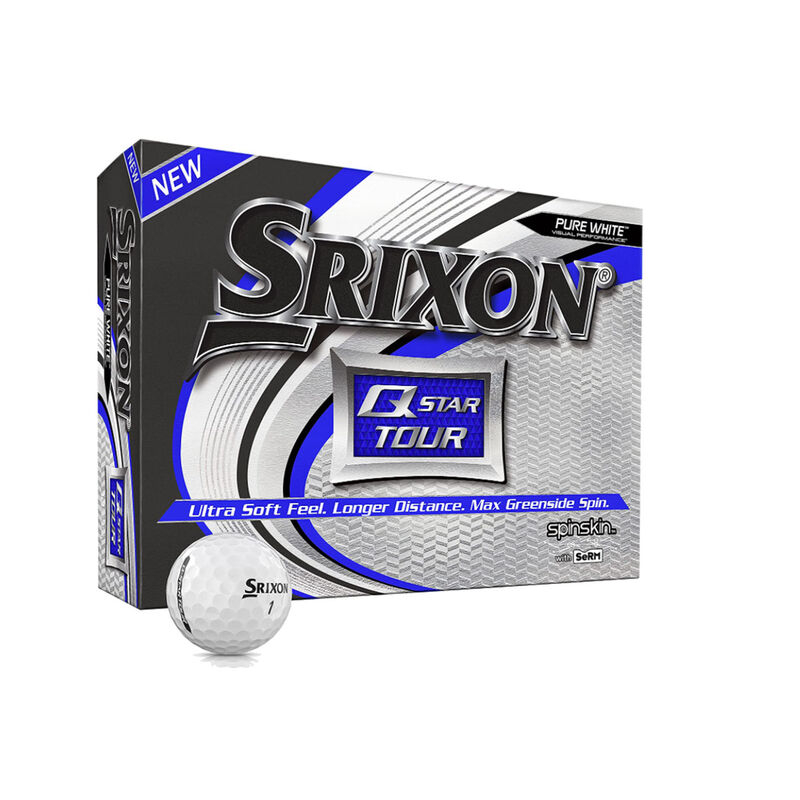 Srixon Q-Star Tour 4 White Golf Balls 12 Pack image number 0