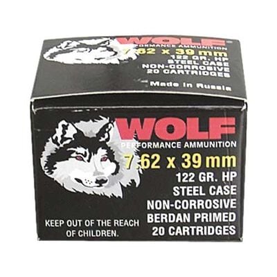 Wolf 7.62x39 Ammo