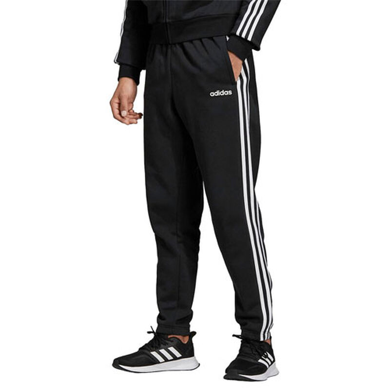 adidas Men's Essential 3-Stripe Fleece Tapered Pants image number 0