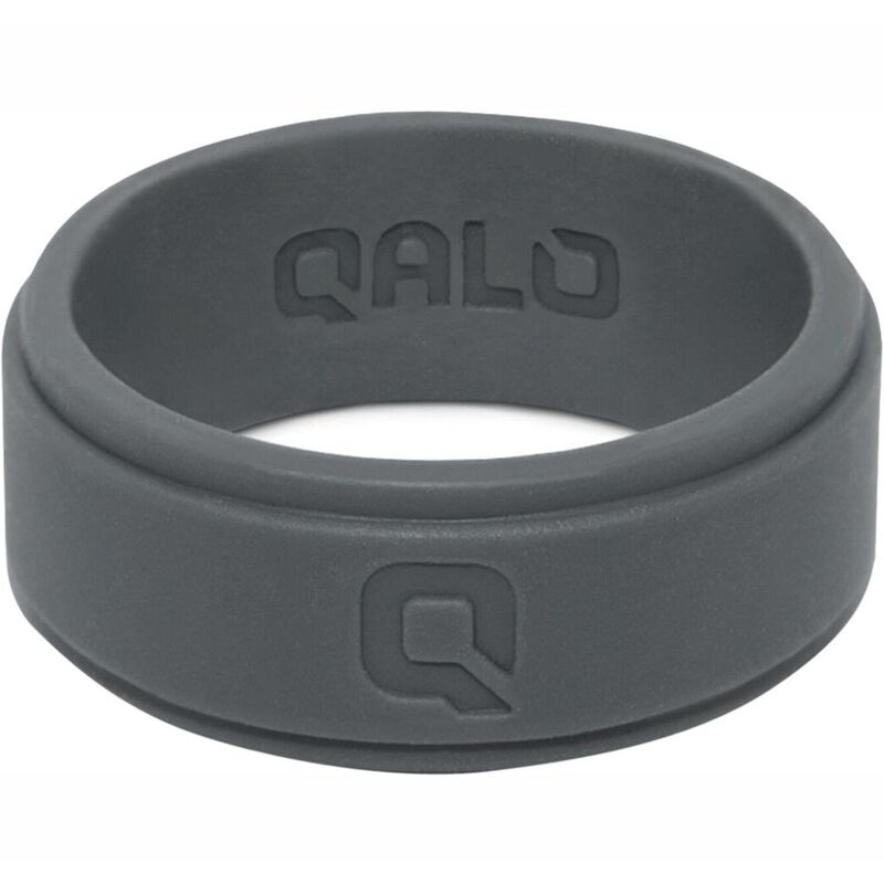Qalo Men's Step Edge Silicone Ring image number 1