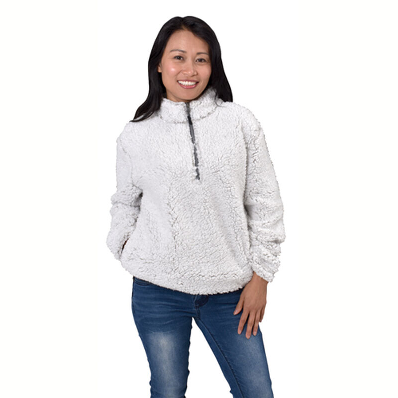 Women's 1/4 Zip Marled Pullover, , large image number 1