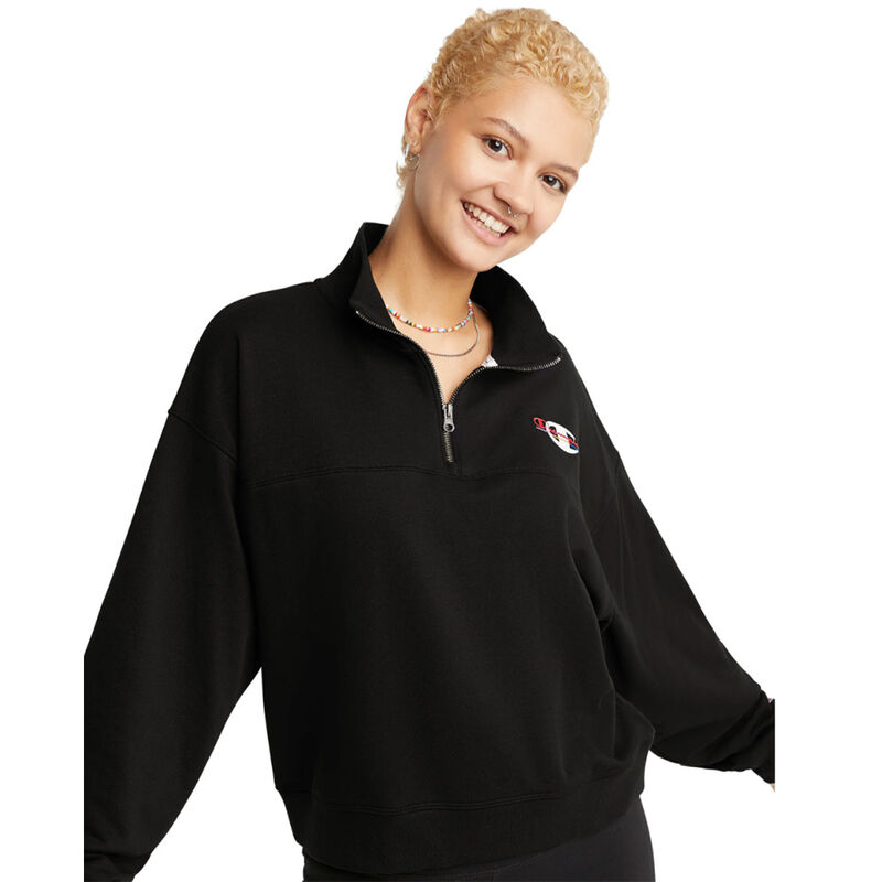 Champion Women's Campus French Terry Qarter Zip image number 0