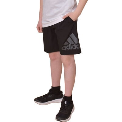 adidas Boy's Woven Big Logo Short