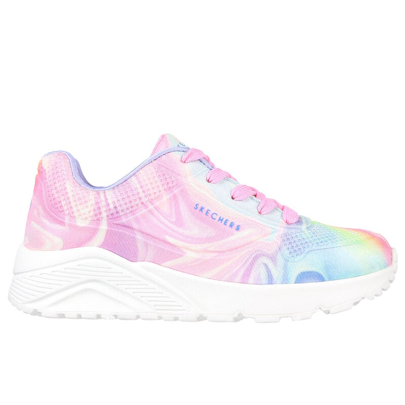 Skechers Girls' Uno Lite Swirlified Shoes image number 1