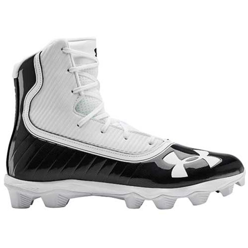 Under Armour Men's Highlight RM Black and White Football Cleats image number 0