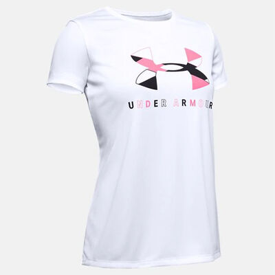 Under Armour Girls' Tech Big Logo Short Sleeve T-Shirt