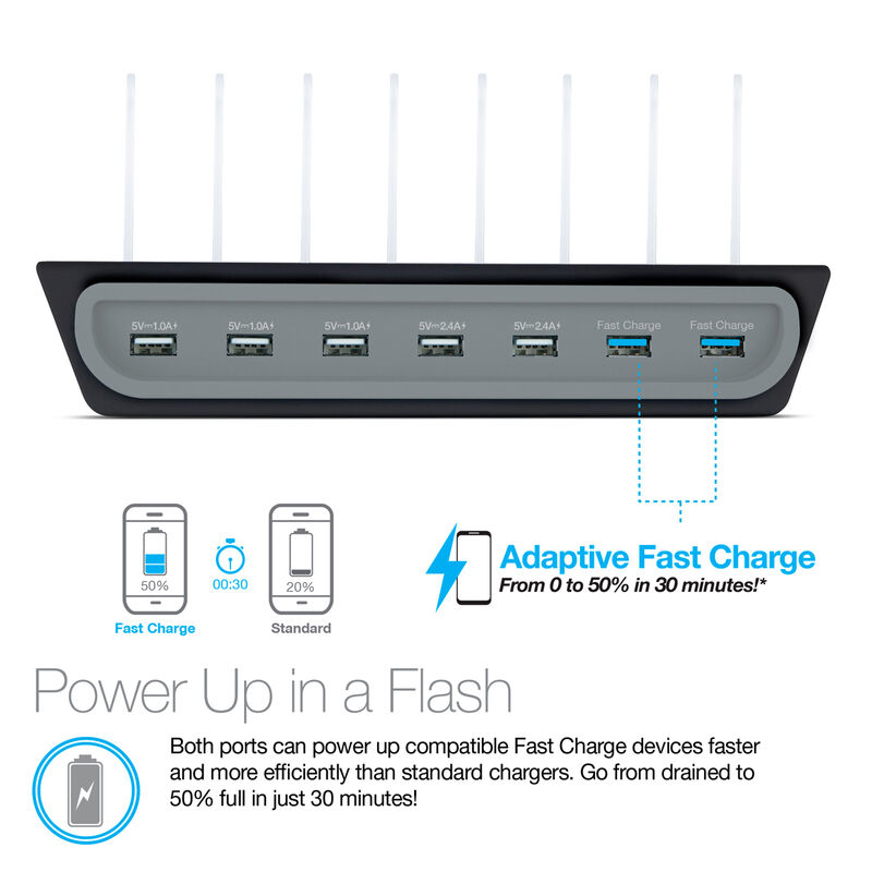 Naztech Adaptive Fast Charge Power Hub 7 Charge Station image number 3
