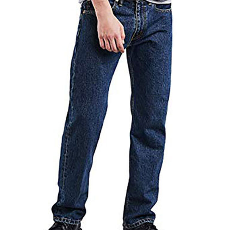 Levi's Men's 505 Darkwash Regular Jeans image number 2