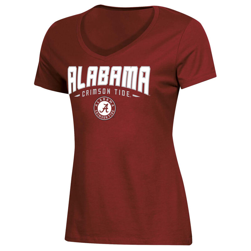 Knights Apparel Women's Short Sleeve Alabama Classic Arch Tee image number 0