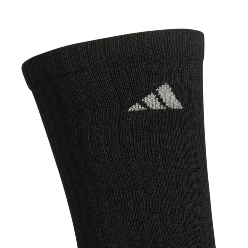 adidas Men's Athletic Cushioned 6-Pack Crew Socks image number 6