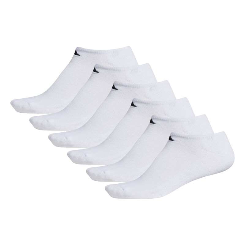 adidas Men's Athletic Cushioned 6-Pack No Show Socks image number 5