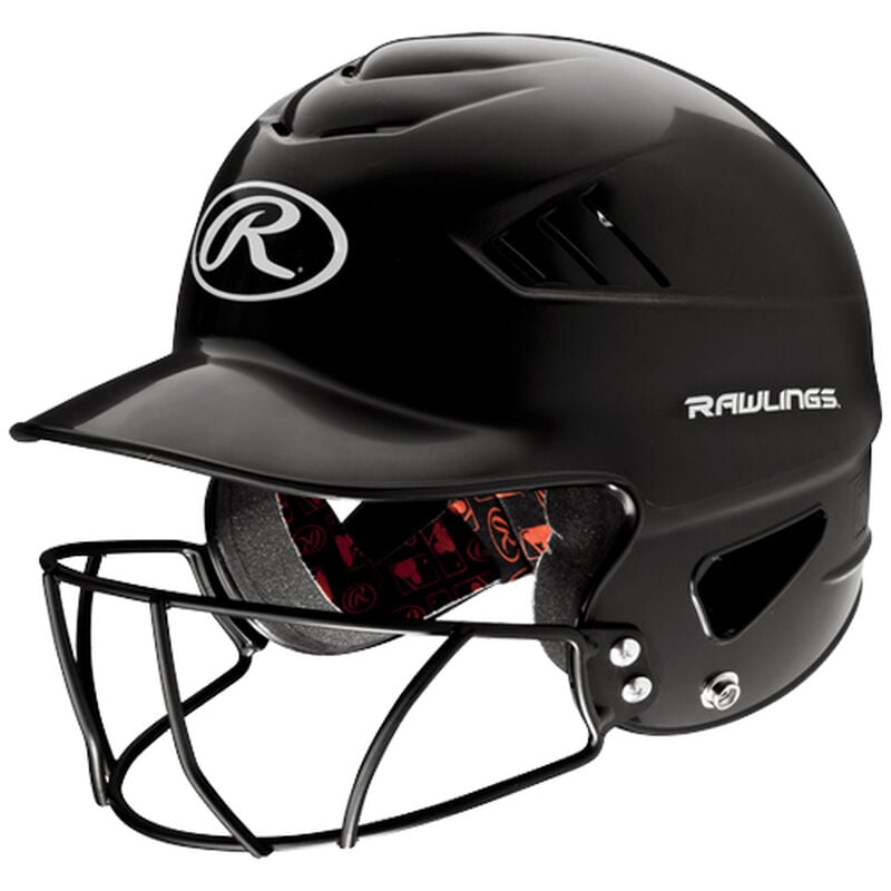 Rawlings Youth Coolflo Batting Helmet With Cage image number 0