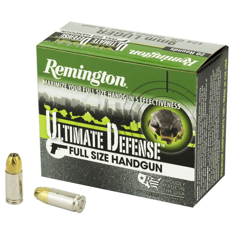 9mm Ultimate Defense 124 Grain Ammunition, , large image number 0
