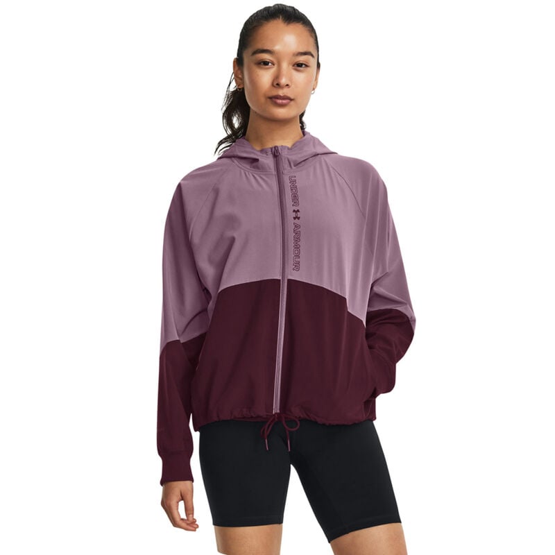 Under Armour Women's UA Woven Full-Zip Jacket image number 0