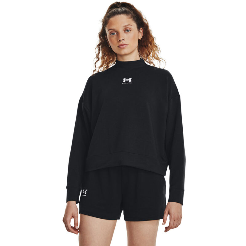Under Armour Women's UA Rival Terry Mock Crew image number 0