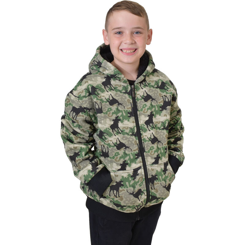 Big Ball Sports Boys' Sherpa Lined Jacket image number 0