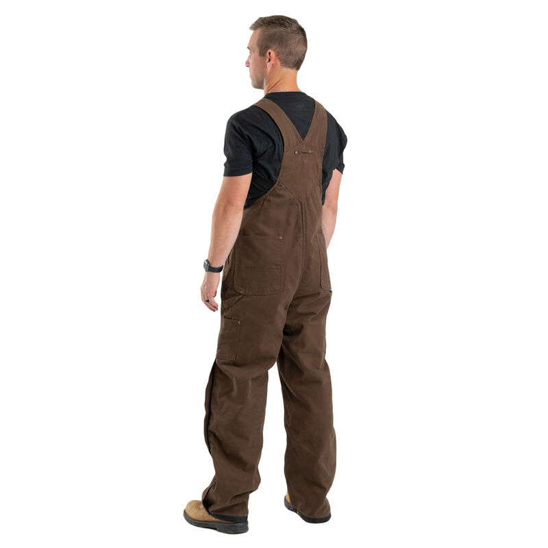 Berne Men's Heartland Insulated Washed Duck Bib Overall-Big image number 5