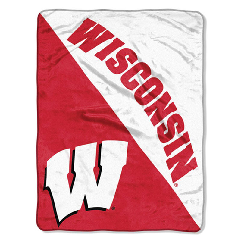 Northwest Co Wisconsin Micro Raschel Throw Blanket image number 0