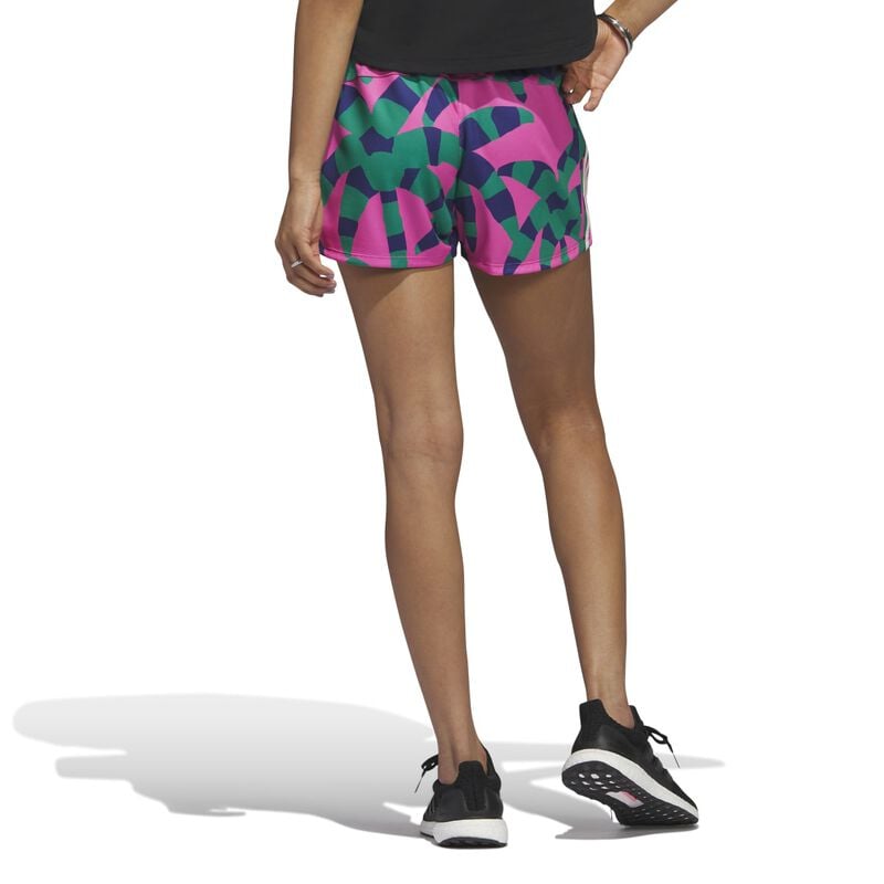 adidas Women's adidas X Farm Rio Pacer 3-Stripes Knit Shorts image number 3