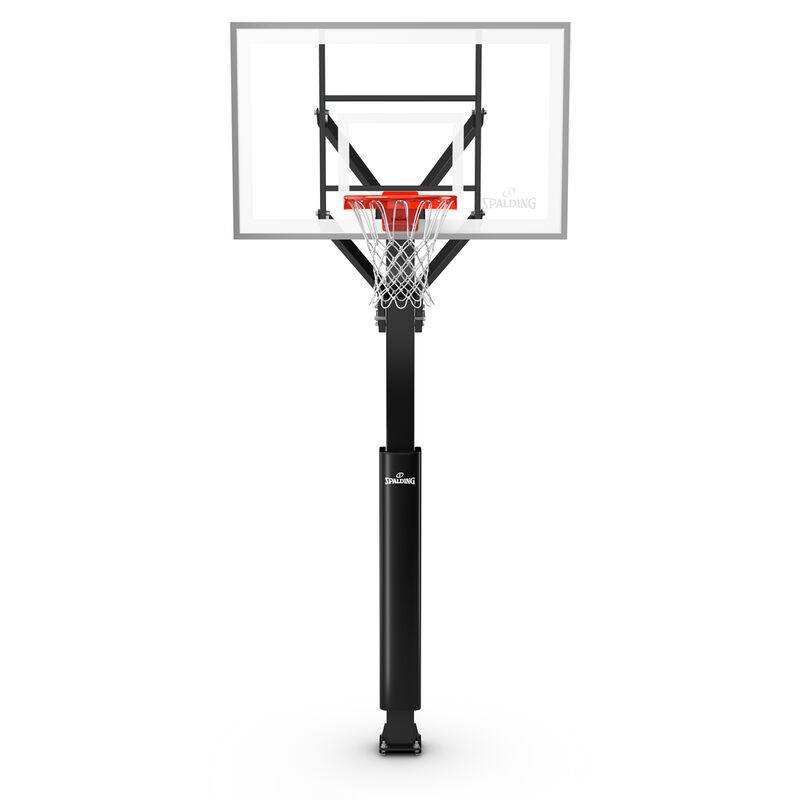 Spalding 60" Glass In-Ground Basketball System image number 1
