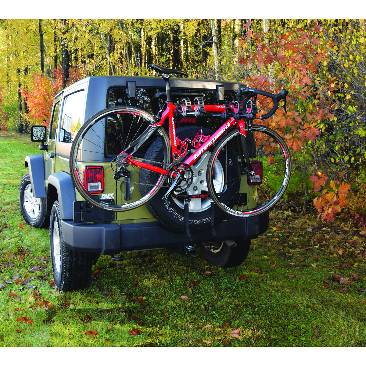 Spare tire bike rack 3 bikes on sale