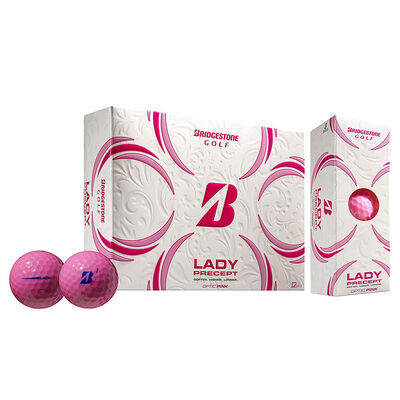 Bridgestone Lady Precept Pink 12 Pack Golf Balls