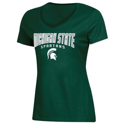 Knights Apparel Women's Michigan State Classic Arch Short Sleeve T-Shirt