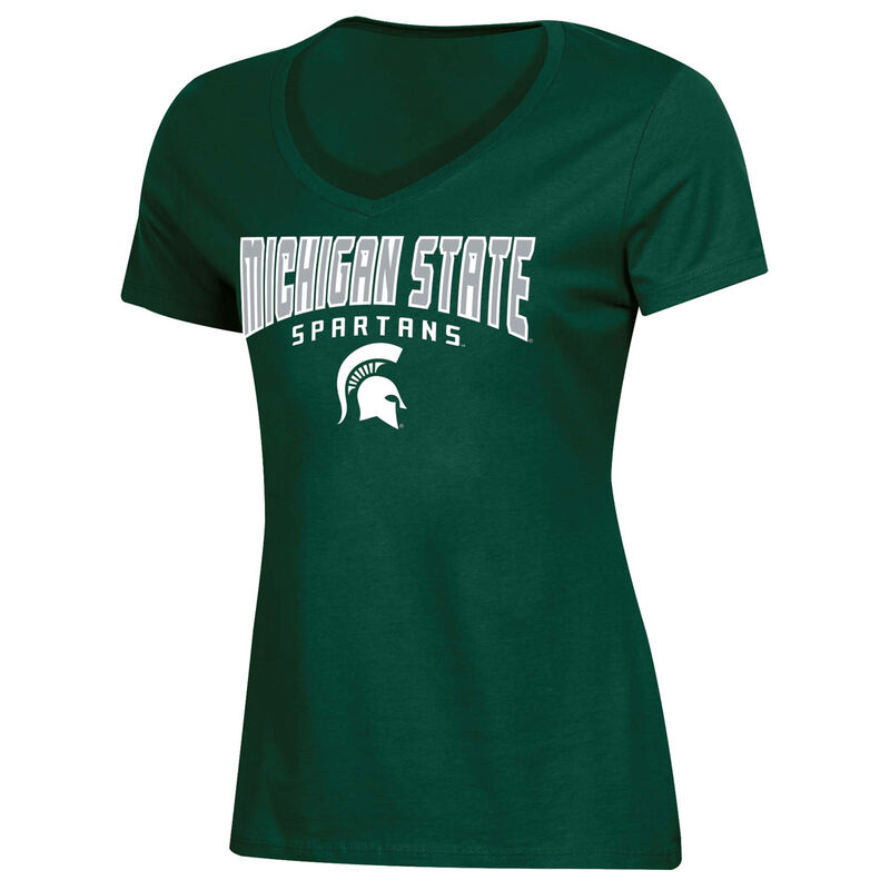 Knights Apparel Women's Michigan State Classic Arch Short Sleeve T-Shirt image number 0