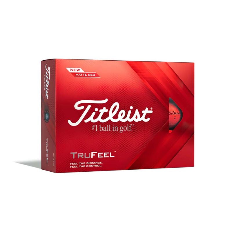 Titleist TruFeel Red Golf Balls image number 0