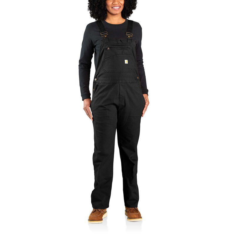 Carhartt Women's Rugged Flex® Loose Fit Canvas Bib Overalls image number 0
