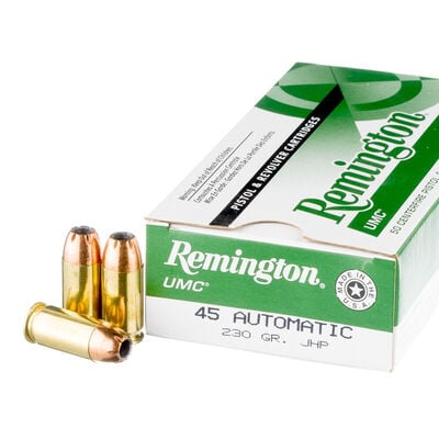 Remington .45 ACP 230GR JHP Ammunition